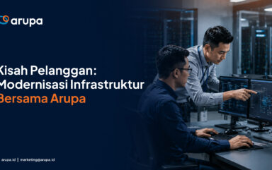 Ilustrasi kisah pelanggan modernisasi infrastruktur IT bersama Arupa Cloud