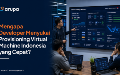 Ilustrasi provisioning Virtual Machine Indonesia dengan proses deployment cepat dan otomatis