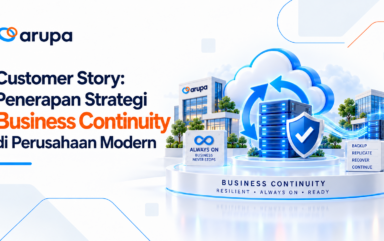 Ilustrasi strategi business continuity untuk menjaga operasional dan infrastruktur IT perusahaan