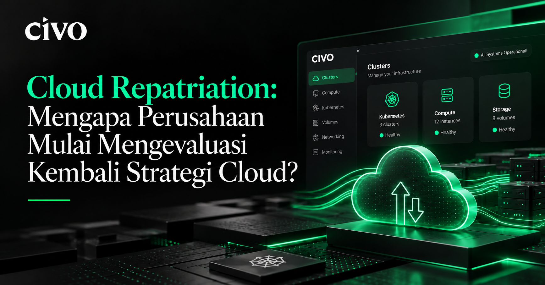 Ilustrasi cloud repatriation dan evaluasi strategi cloud perusahaan